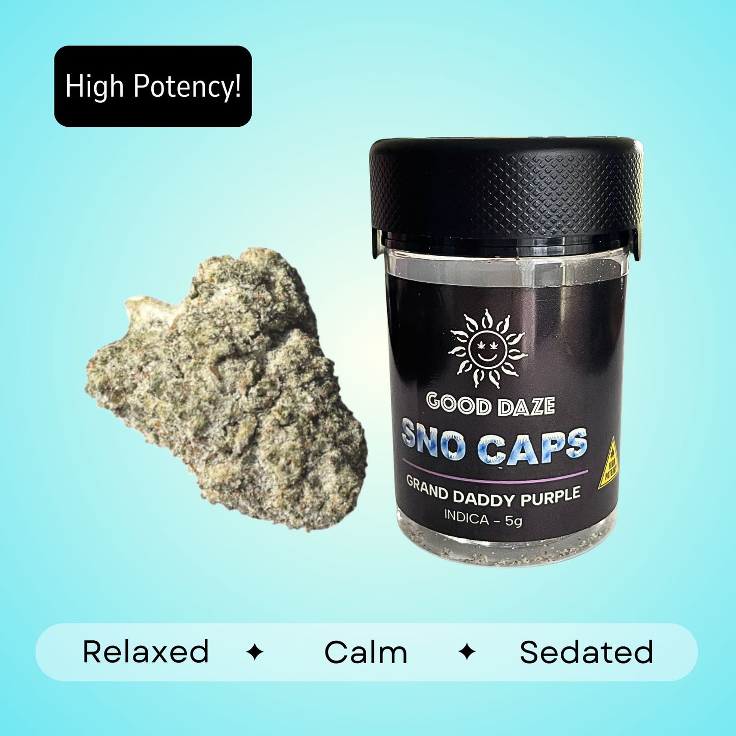 Grand Daddy Purple Sno Caps - Indica - 48.32%