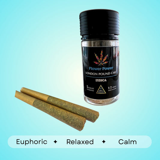 London Pound Cake - Indica - 29.3% | 5 count 1/2g each