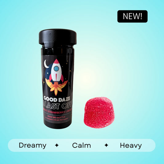 Blast Off Indica Gummies - 175mg each | 3500mg total | 20 count
